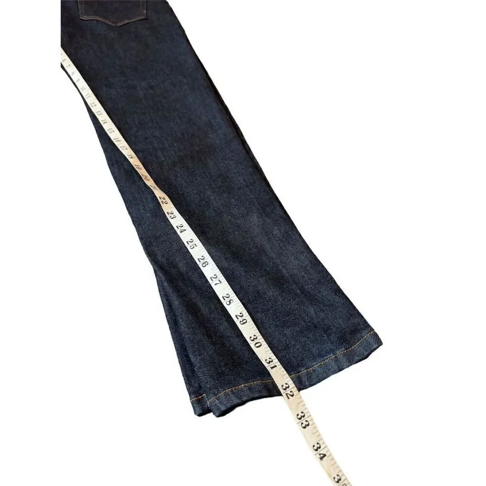 Absent Men's Blue Denim Jeans Tapered Leg 5-Pocket Mid Rise Size 34